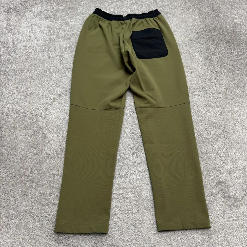 Adidas Terrex Active Track Pants Mens Small Olive Green Elastic Waist Athletic